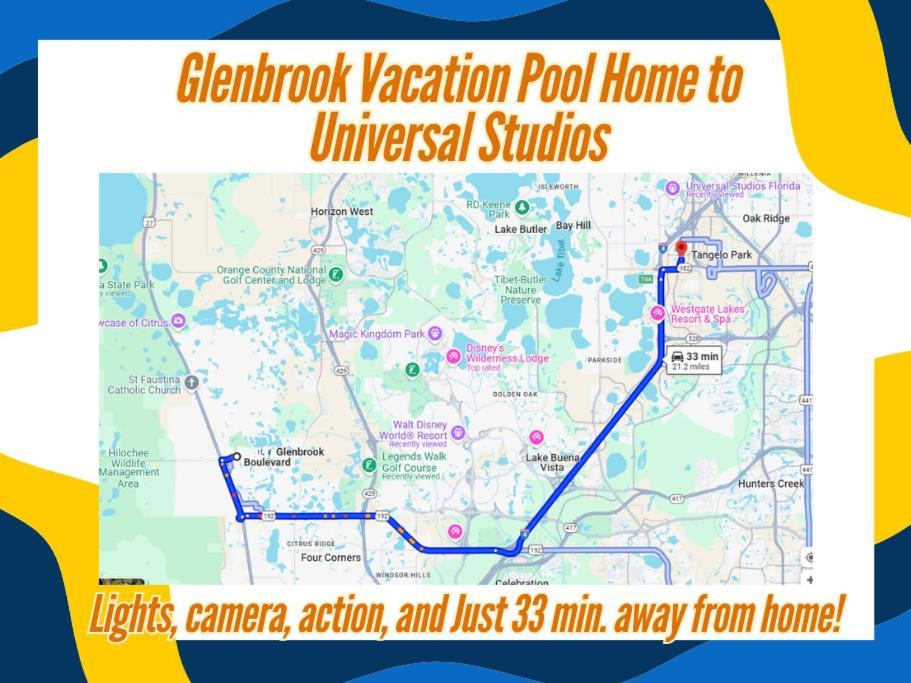 Glenbrook Vacation Poolspa Home Orlando Buitenkant foto